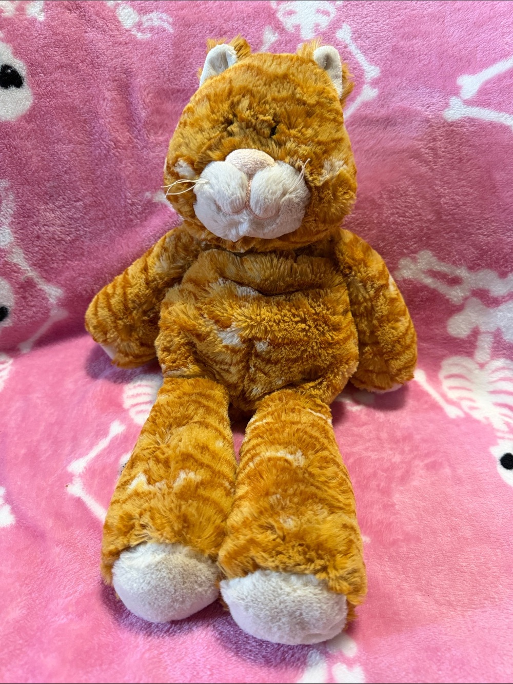 Plush Orange Tabby Cat Stuffed toy